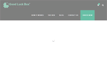 Tablet Screenshot of goodluckbox.com